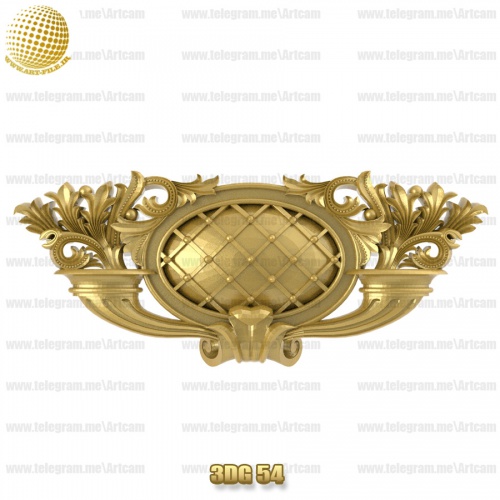 فروش فایل سه بعدی گل دکوری 3Dg54