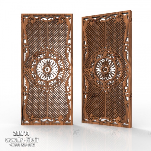 فروش فایل دوبعدی پنل ( مشبک ) 2DM14