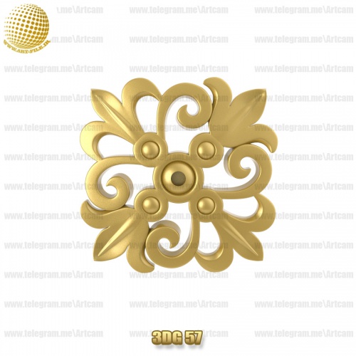 فروش فایل سه بعدی گل دکوری 3Dg57