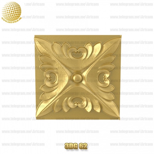 فروش فایل سه بعدی گل دکوری 3Dg62