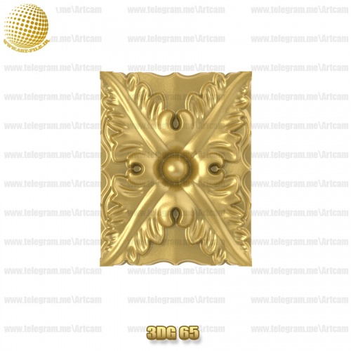 فروش فایل سه بعدی گل دکوری 3Dg65