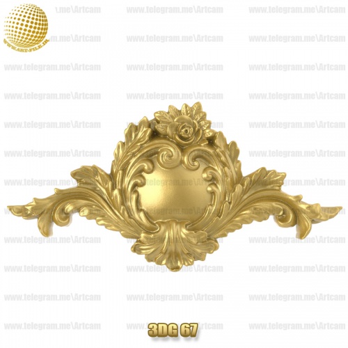 فروش فایل سه بعدی گل دکوری 3Dg67