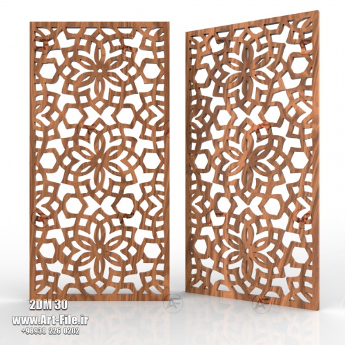 فروش فایل دوبعدی پنل ( مشبک ) 2DM30