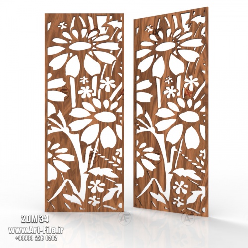 فروش فایل دوبعدی پنل ( مشبک ) 2DM34