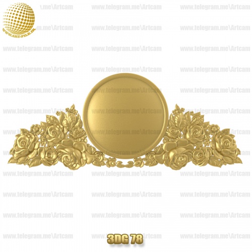 فروش فایل سه بعدی گل دکوری 3Dg78
