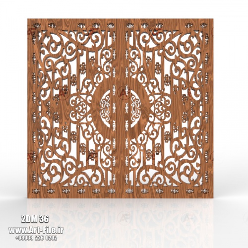فروش فایل دوبعدی پنل ( مشبک ) 2DM36