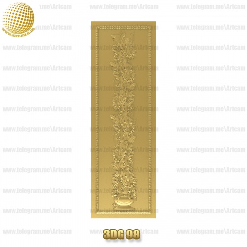 فروش فایل سه بعدی گل دکوری 3Dg98