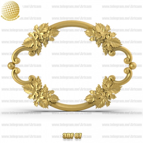 فروش فایل سه بعدی فریم و قاب آینه 3df67