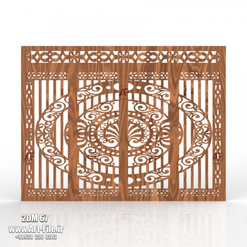 فروش فایل دوبعدی پنل ( مشبک ) 2DM67