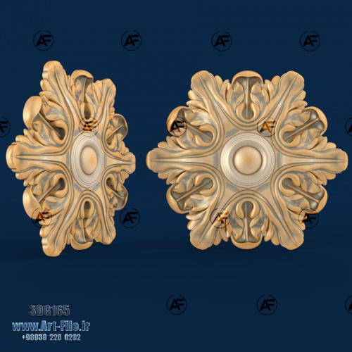 فروش فایل سه بعدی گل دکوری 3Dg165