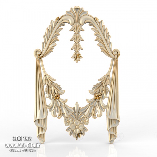 فروش فایل سه بعدی گل دکوری 3Dg192