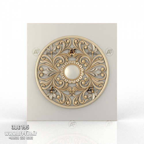 فروش فایل سه بعدی گل دکوری 3Dg195