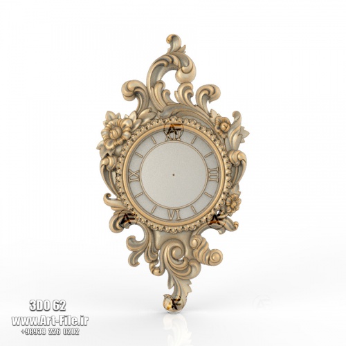 فروش فایل سه بعدی ساعت  3Do62