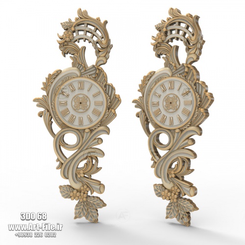 فروش فایل سه بعدی ساعت  3Do68