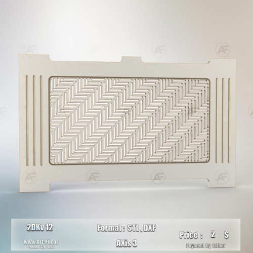 فروش فایل دوبعدی کاور شوفاژ 2DKv12