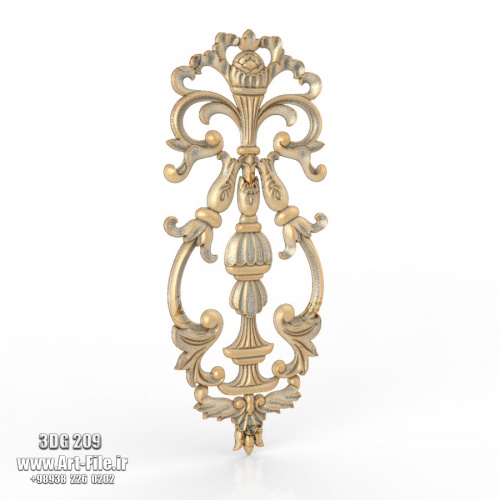 فروش فایل سه بعدی گل دکوری گل   3Dg209