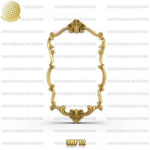 فروش فایل سه بعدی فریم و قاب آینه 3df72