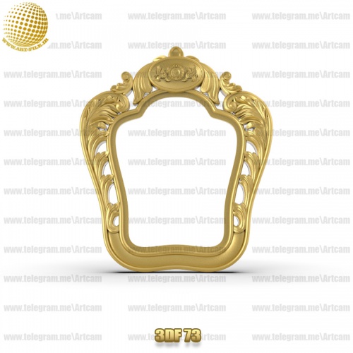 فروش فایل سه بعدی فریم و قاب آینه 3df73