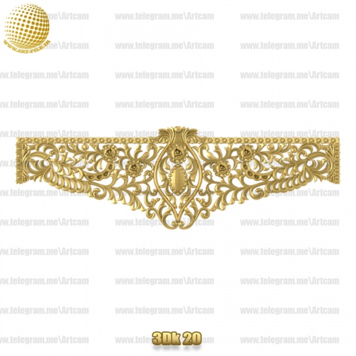 فروش فایل سه بعدی کتیبه و قرنیز 3dk20