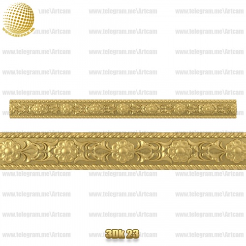 فروش فایل سه بعدی کتیبه و قرنیز 3dk23