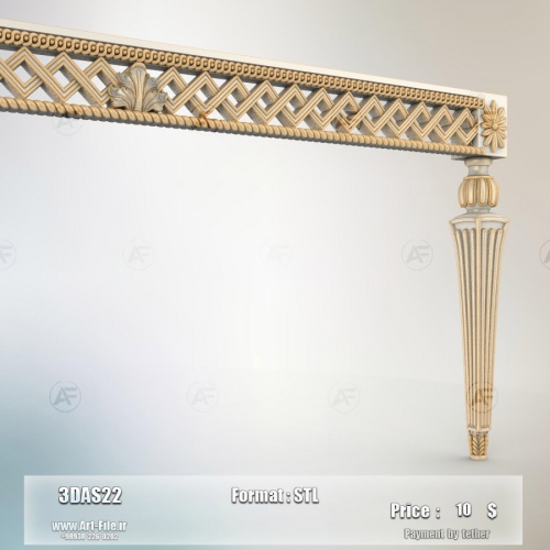 فروش فایل سه بعدی جلو مبلی و نهار خوری 3DAs22
