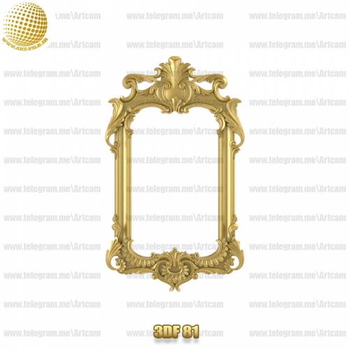 فروش فایل سه بعدی فریم و قاب آینه 3df81