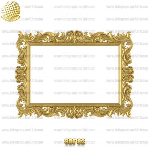 فروش فایل سه بعدی فریم و قاب آینه 3df82