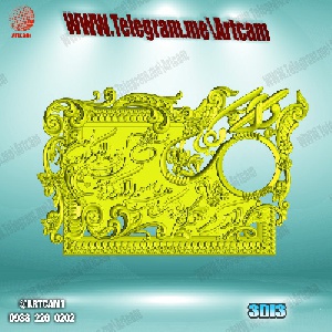 فروش فایل سه بعدی تابلوی  و ساعت مذهبی 3Di3