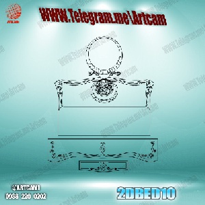 فروش فایل سی ان سی سرویس خواب دوبعدی2DBED10