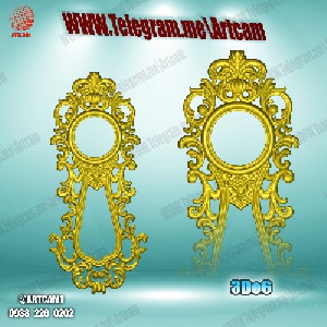 فروش فایل سه بعدی سی ان سی ساعت دیواری 3Do6