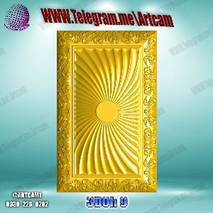 فروش فایل سه بعدی درب کابینت 3DOh9