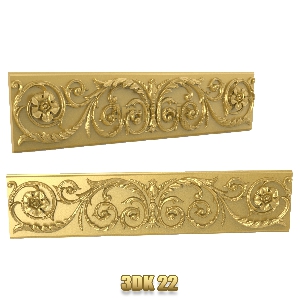فروش فایل سه بعدی کتیبه و قرنیز 3Dk22