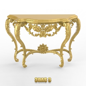 فروش فایل سه بعدی میز و جلو مبلی 3DAs3
