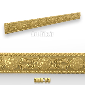 فروش فایل سه بعدی کتیبه و قرنیز 3Dk23