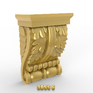 فروش فایل سه بعدی سرستون 3Dss6