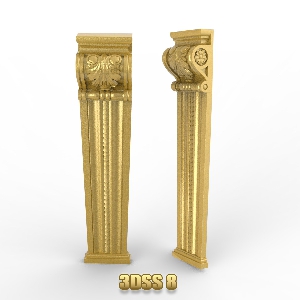 فروش فایل سه بعدی سرستون 3Dss8