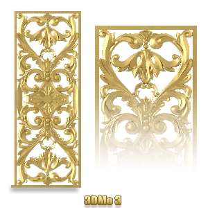 فروش فایل سه بعدی پنل و دیوارکوب و مشبک 3DMo3