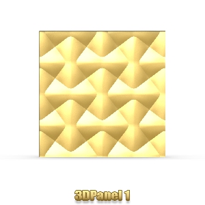 فروش فایل سه بعدی پنل و دیوار کوب 3DPanel1