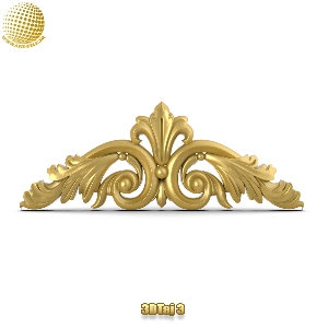 فروش فایل سه بعدی تاج و دکوری  3DTaj3