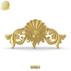 فروش فایل سه بعدی تاج و دکوری  3DTaj4