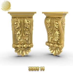 فروش فایل سه بعدی سرستون 3Dss14