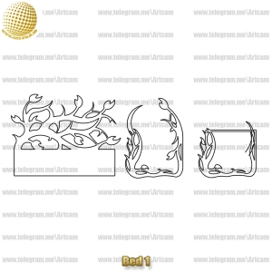 فروش فایل سی ان سی سرویس خواب دوبعدی bed1