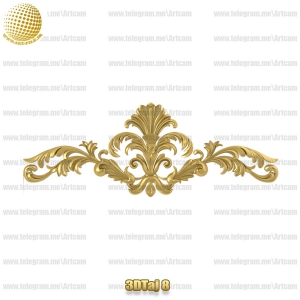 فروش فایل سه بعدی تاج و دکوری  3DTaj8