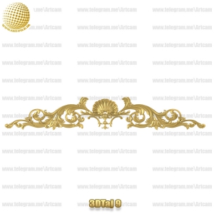 فروش فایل سه بعدی تاج و دکوری  3DTaj9