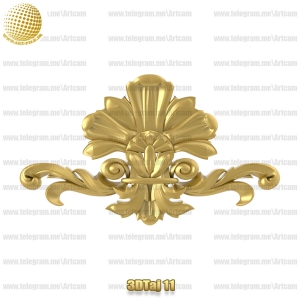 فروش فایل سه بعدی تاج و دکوری 3DTaj11