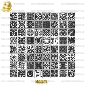فروش فایل دوبعدی تایل سقفی  ‌2DMT1