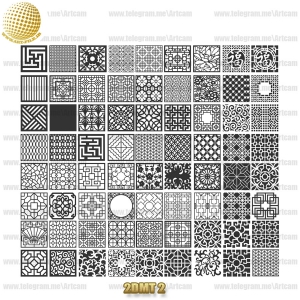 فروش فایل دوبعدی تایل سقفی  ‌2DMT2