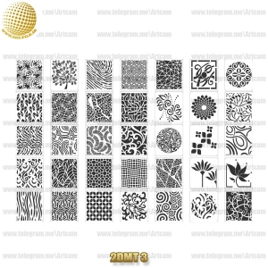 فروش فایل دوبعدی تایل سقفی  ‌2DMT3