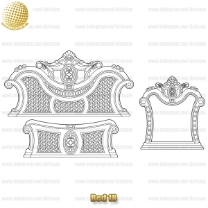 فروش فایل دوبعدی سرویس خواب ‌Bed18