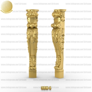 فروش فایل سه بعدی نرده 3DN4